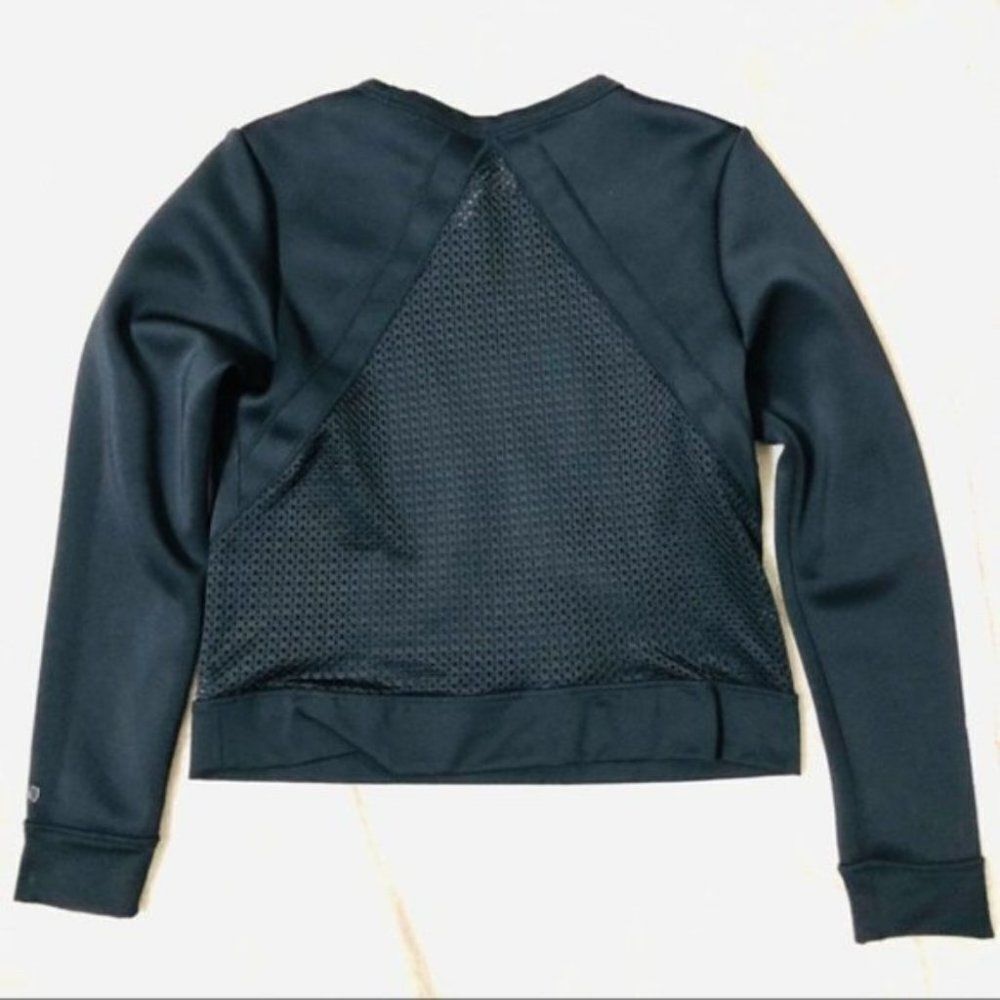 Fabletics Rory Mesh Back Pullover Sweatshirt Black - image 6